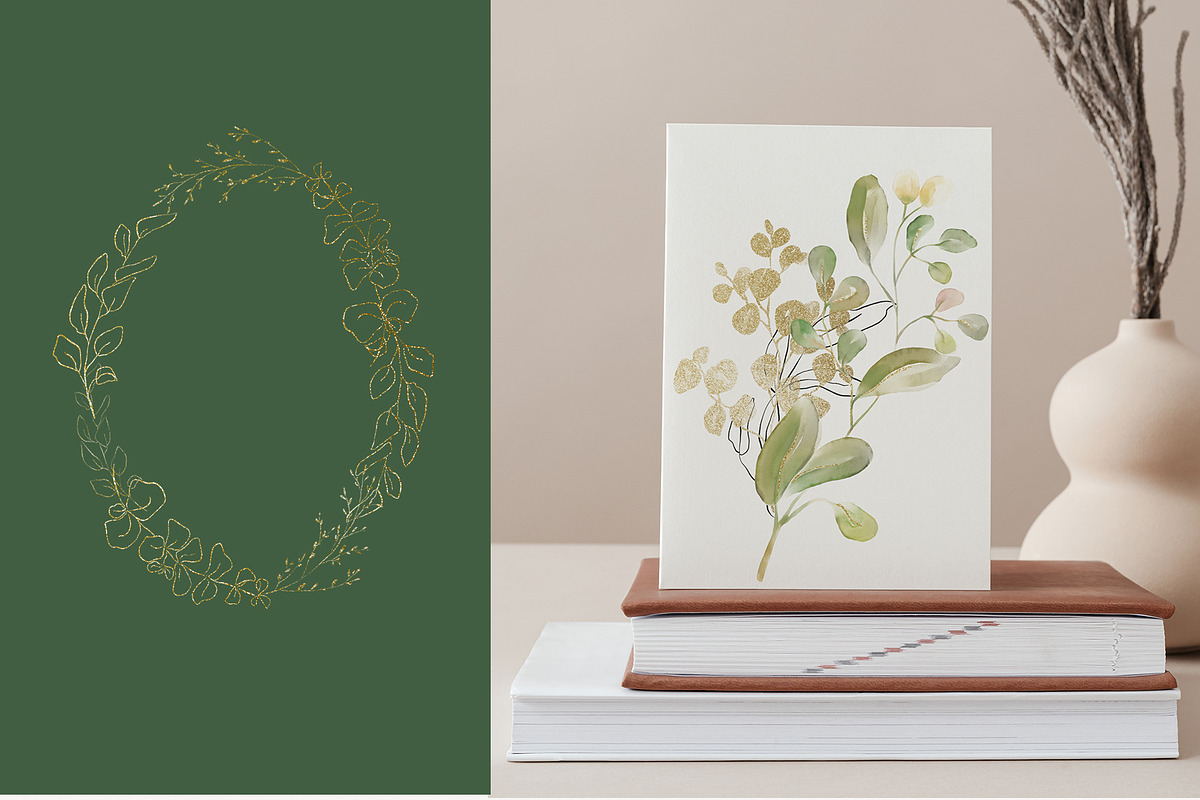 Gorgeous Greenery Illustration set, a Decorative Illustration by Art pages (Photo 4 of 6)