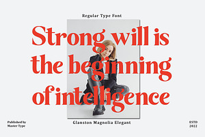 Glanston Magnolia Lovely Serif