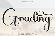 Grading, a Handwritten Font by FreshTypeINK (Thumbnail 1 of 8)