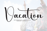 Vacation | Script Font, a Handwritten Font by Scratchones (Thumbnail 1 of 9)