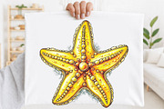 Watercolor Cozy Yellow Summer Clipar, an Empty State Illustration by SVGArt (Thumbnail 5 of 9)