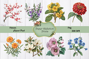 70 Flower Clipart Images