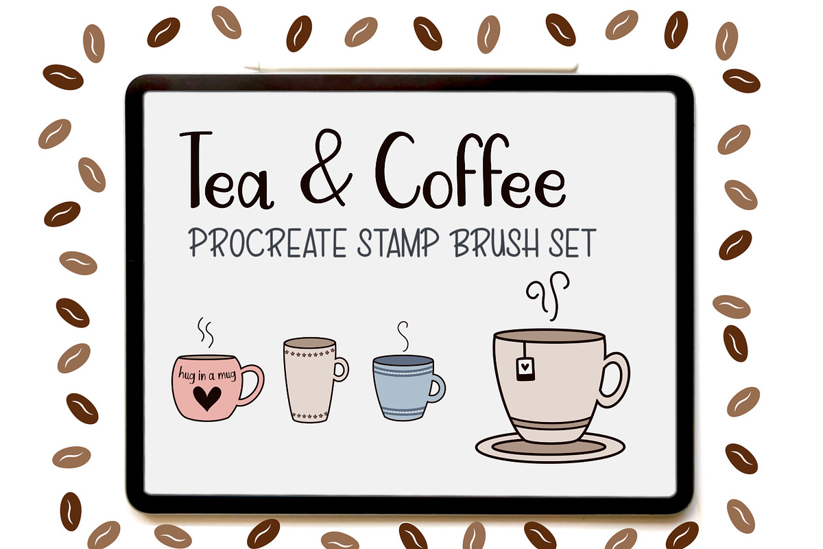 DRINKS BUNDLE Procreate Stamps, a Brush Add-On by Michelle Kirsch Creative (Photo 2 of 18)