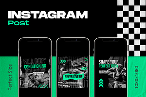 Fitgeek Instagram Template