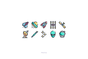 Space 50 Icons