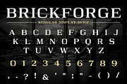Brickforge Square Serif Display Font, a Serif Font by Voleshads (Thumbnail 2 of 10)