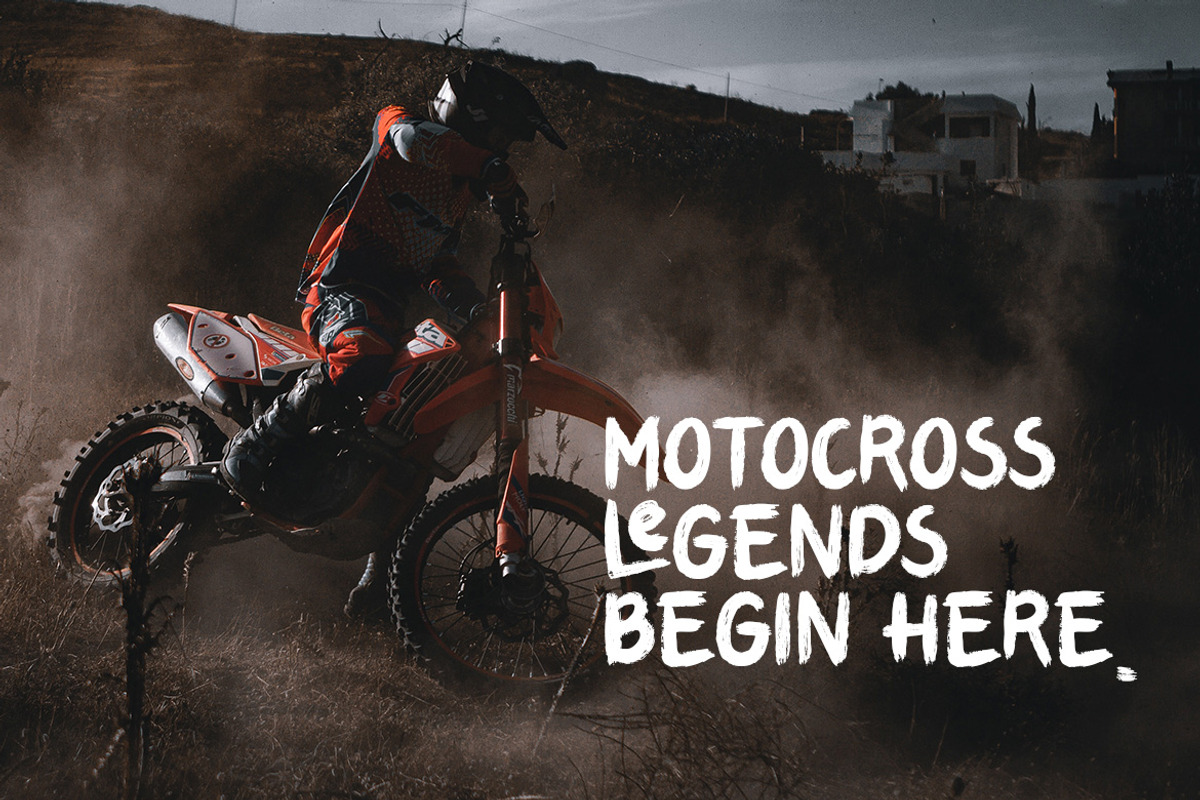 Thedoru - Sport Brush Display Font, a Handwritten Font by Samtiv Studio (Photo 3 of 9)