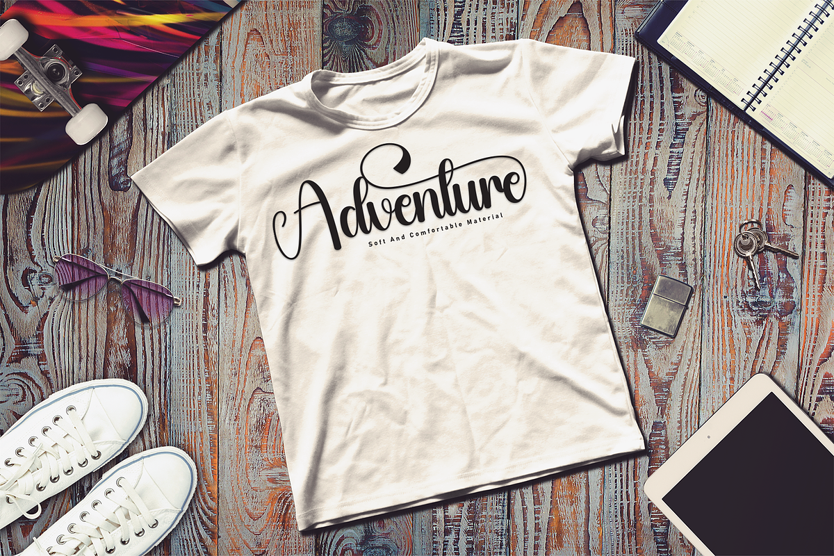 Sometime | Script Font, a Handwritten Font by Scratchones (Photo 2 of 9)