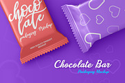 Chocolate Bar Packaging Mockup, a Packaging Mockup by Toasin Studio (Thumbnail 2 of 8)