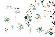 BOTANICAL CHINTZ_ WATERCOLOR PATTERN, a Pattern Graphic by YARROO (Thumbnail 9 of 13)