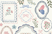 Cottagecore pattern background, a Pattern Graphic by Cozy pattern shop (Thumbnail 8 of 10)