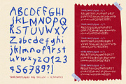 twirlywafflegoo font & dingbat set, a Handwritten Font by Perplexitics (Thumbnail 10 of 12)