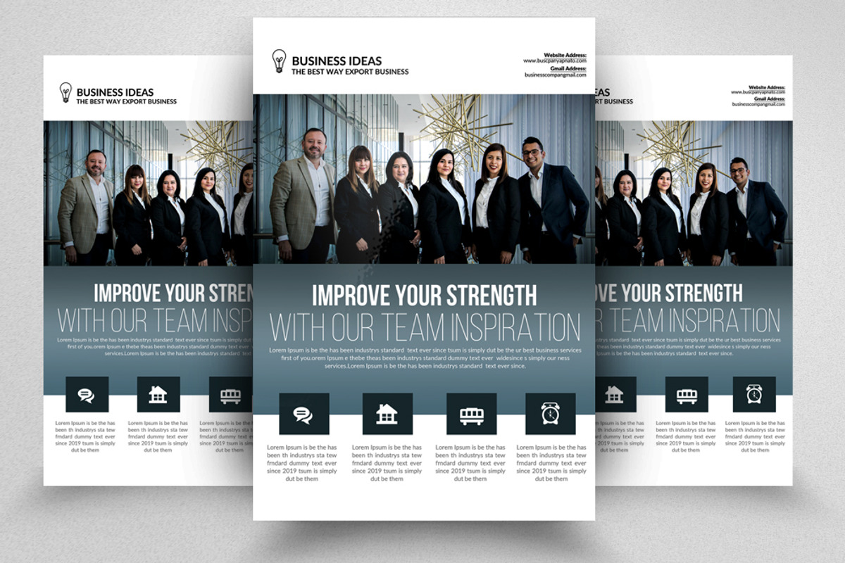 100 Business Flyers Mega Bundle, a Flyer Template by Design Up (Photo 37 of 100)