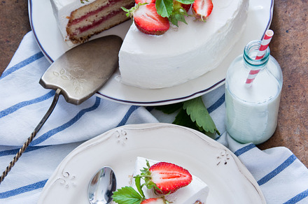 Strawberry cake featuring bakery, berry fruit, and birthday preview 6