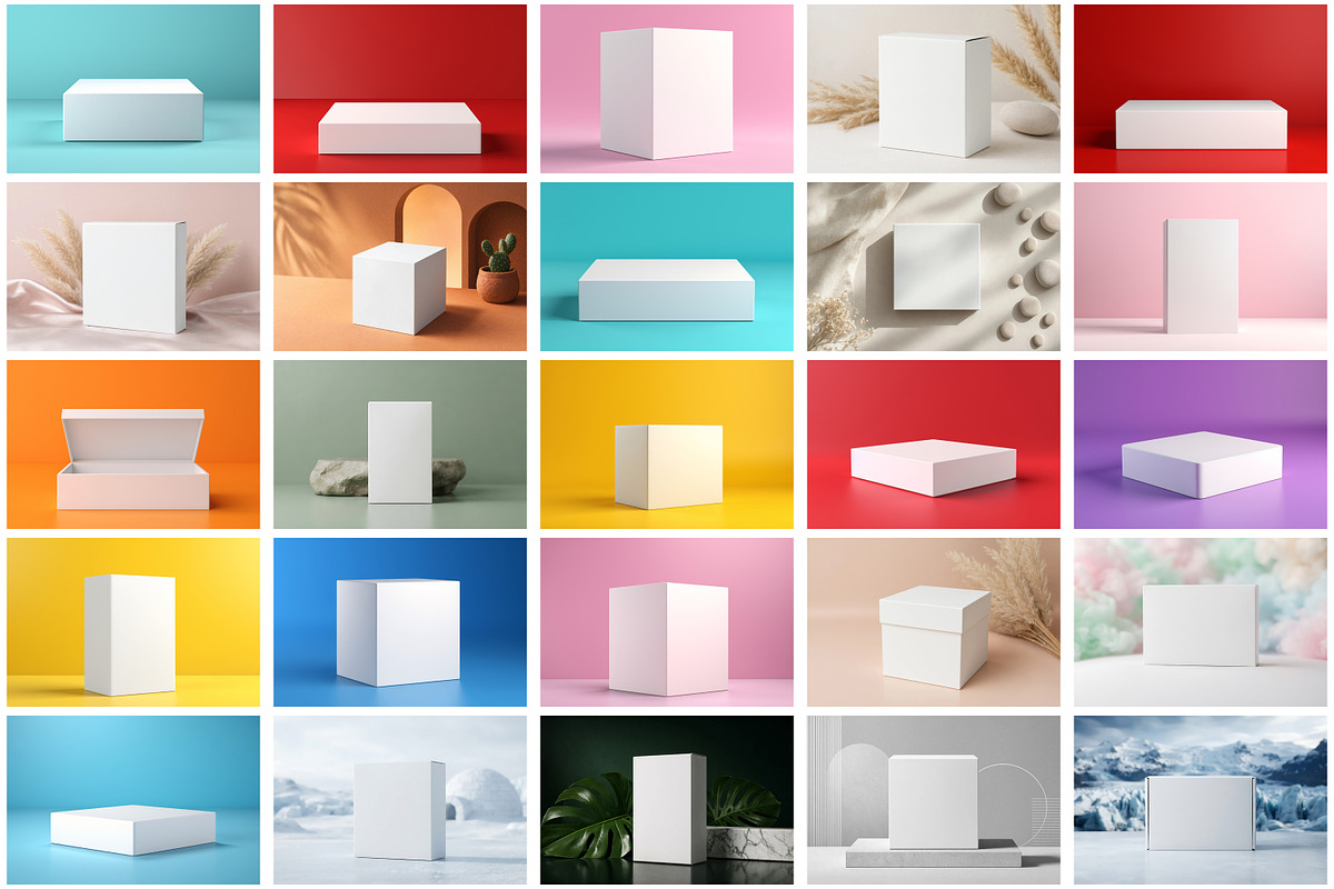 Box Mockup, a Packaging Mockup by Forhadx5 (Photo 10 of 13)