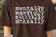 Mentally Spicy SVG, an Object Graphic by mh_arif (Thumbnail 4 of 4)