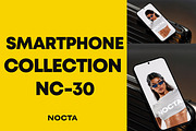 Smartphone Mockup Collection NC-30, a Mockup by NOCTA SUPPLY (Thumbnail 1 of 4)