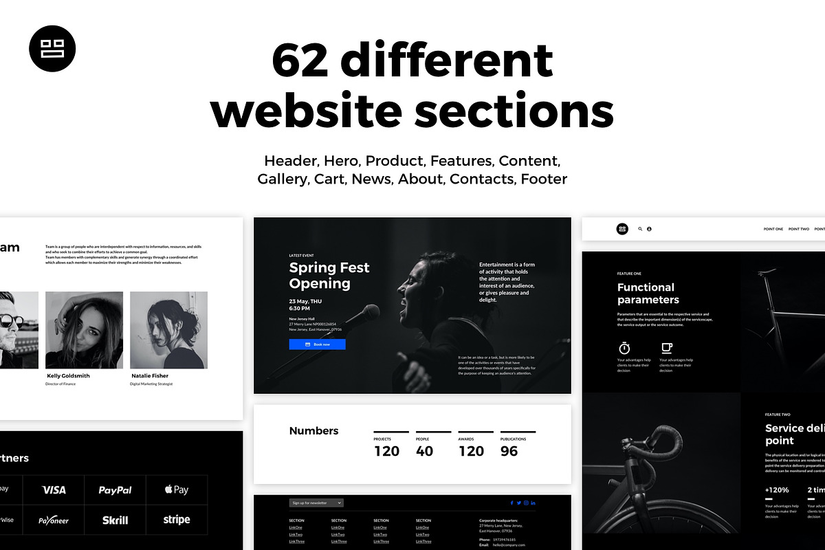Modularity Sketch Web Design UI Kit, an UI Kit Template by Modularity Design (Photo 2 of 12)