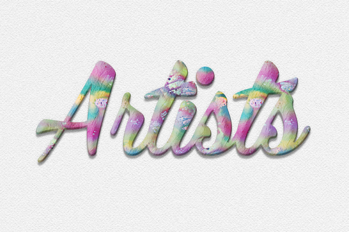 Artistic & Watercolor Text Effects