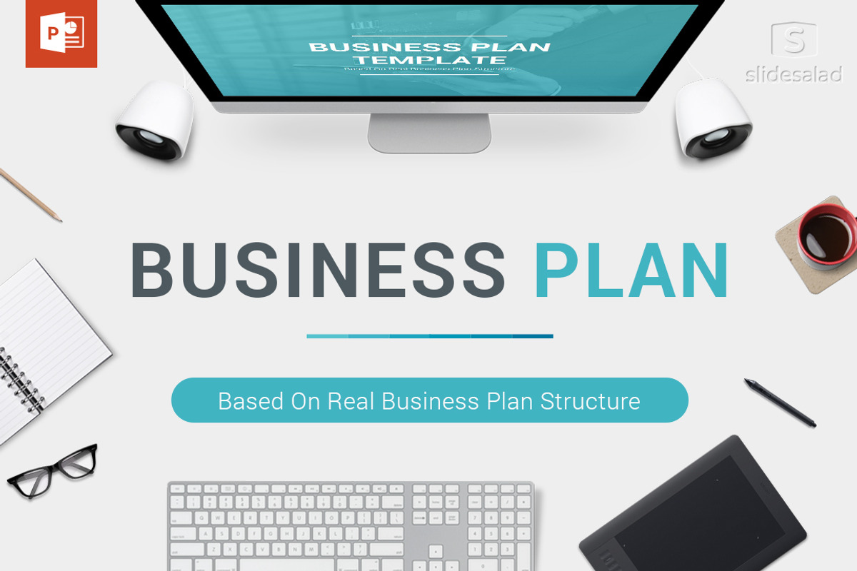 Business Plan PowerPoint Template, a Presentation Template by SlideSalad (Photo 1 of 50)