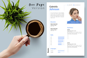 Creative Resume / CV - Gabriella