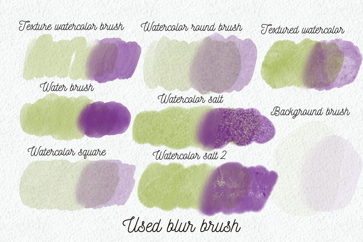 Watercolor Procreate bundle, a Brush Add-On by Let's Art (Photo 4 of 14)