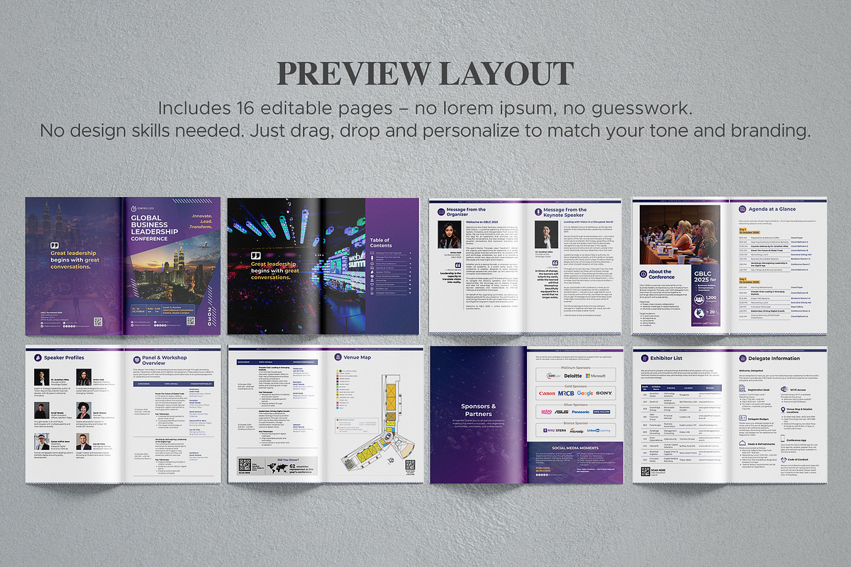 Business Conference Program Book preview 4