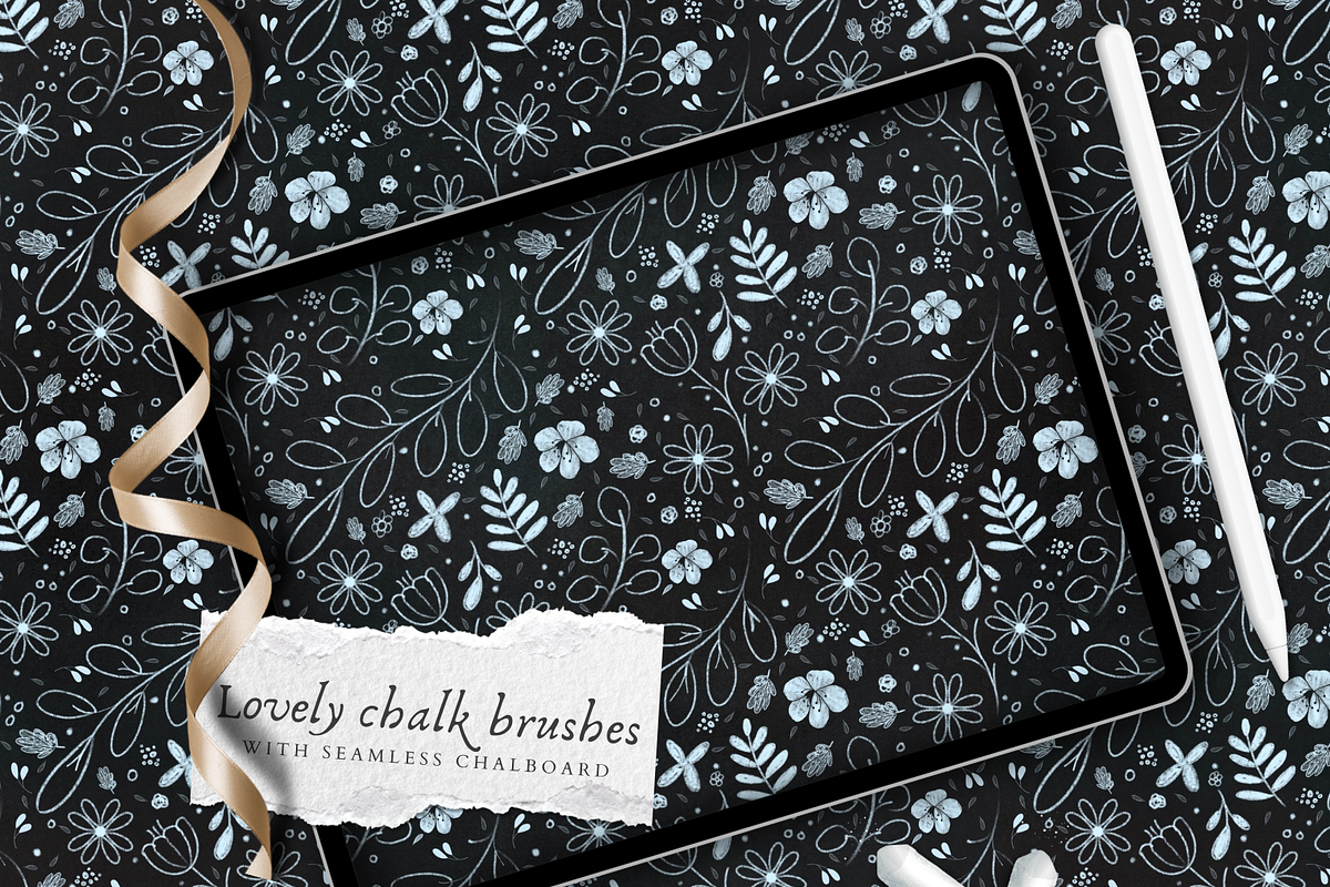 Chalk Brushset for Procreate, a Brush Add-On by Debby Blooms (Photo 4 of 6)