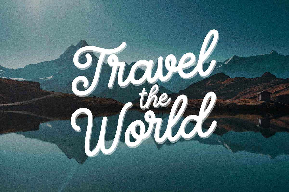 Lyrical Monoline Script Font, a Script Font by The Creative Bix (Photo 6 of 11)