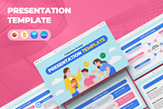 Business Plan PowerPoint Template, a Presentation Template by CreativeUP (Thumbnail 1 of 6)