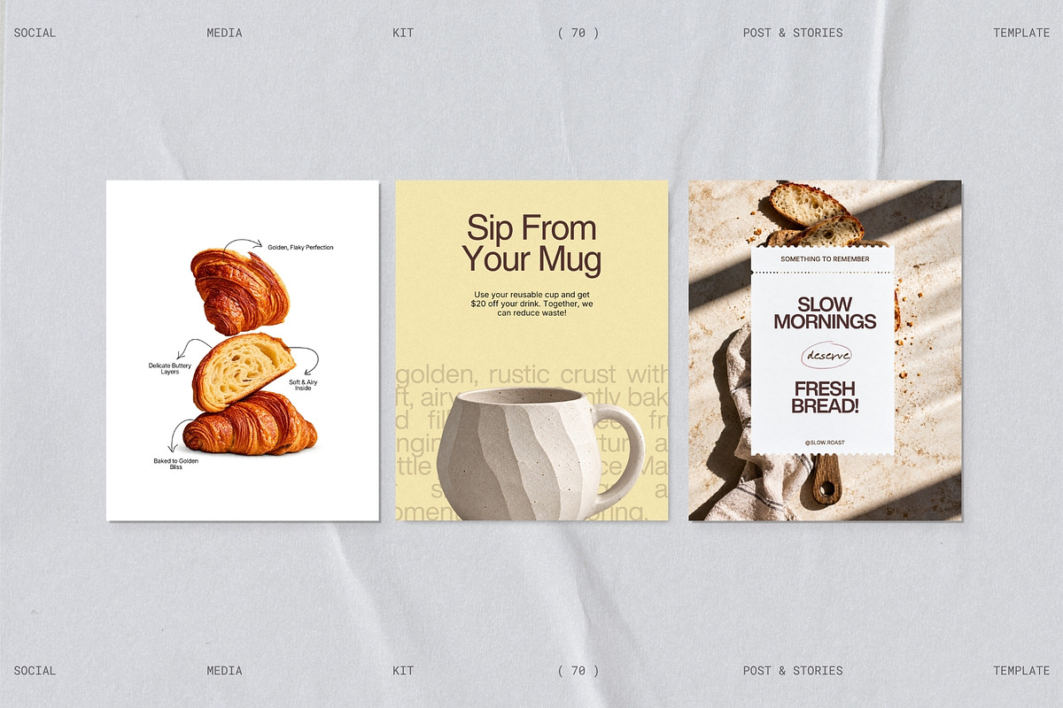 BREW | Instagram Post & Story (I), a Social Media Template by Prapti Design (Photo 7 of 10)