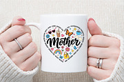 Retro Mothers Day, Mama Heart, Mom, a Seasonal Illustration by Sublimation Artist (Thumbnail 7 of 9)
