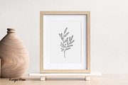 Wildflowers Line Art Botanicals, an Illustration by LifestyleCraftCo (Thumbnail 4 of 6)