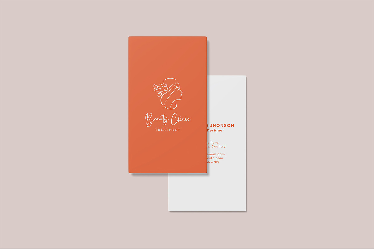 Vertical Business Card Mockups, a Business Card Template by Graphic Aesthetic (Photo 9 of 22)