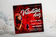 Valentines Party Flyer, a Flyer Template by DesignDevisers (Thumbnail 2 of 9)