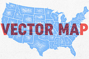 United States Map - AI & PSD, a Texture Illustration by Skylars Art Supplies (Thumbnail 2 of 9)