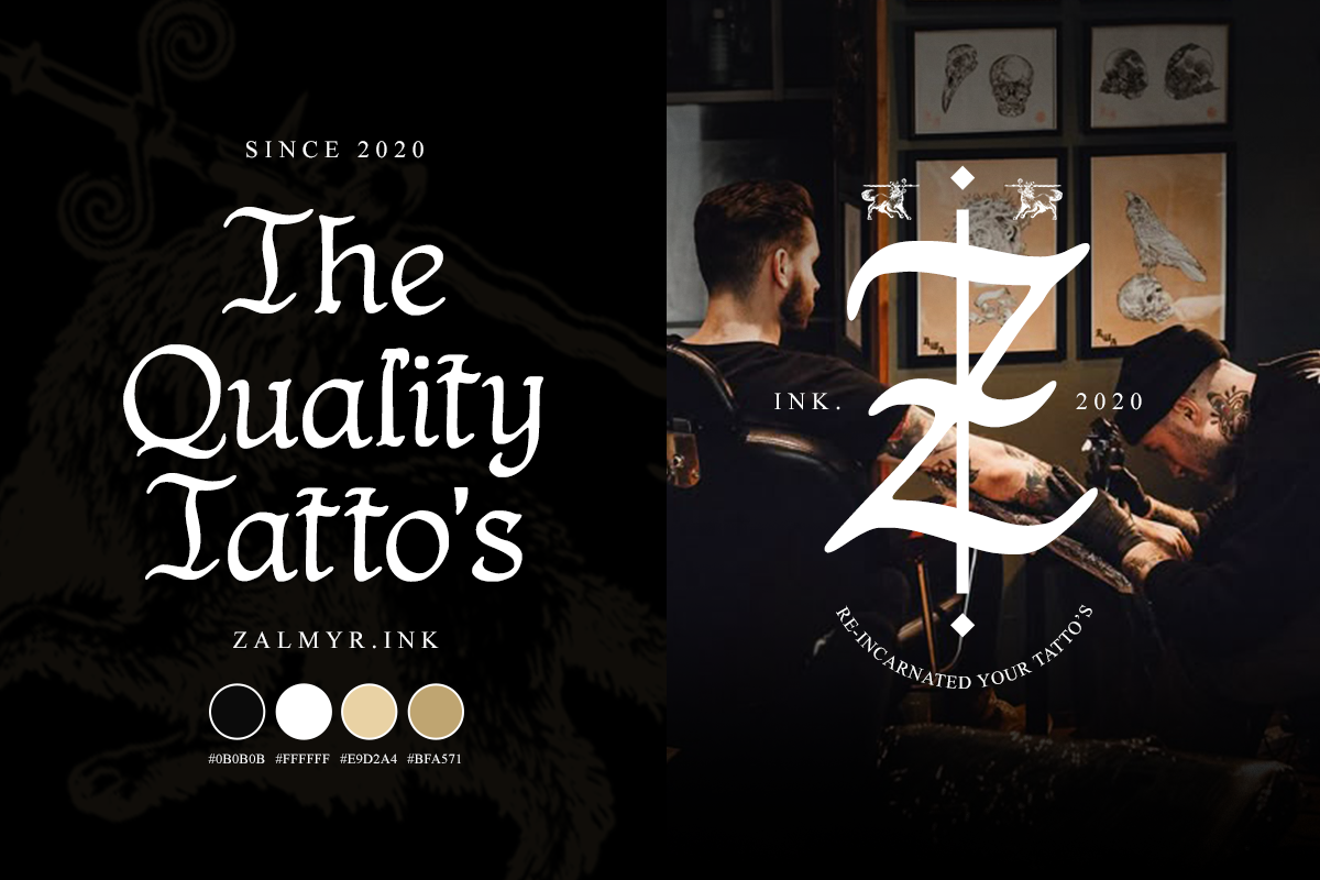 Black Eather - Vintage Elegant Font, a Blackletter Font by Pandeka Studio (Photo 4 of 9)