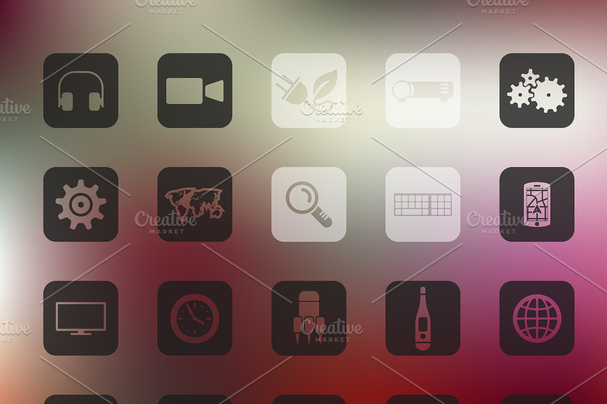 99 TECHNOLOGY icons, a Templates & Theme by Palau (Photo 3 of 4)