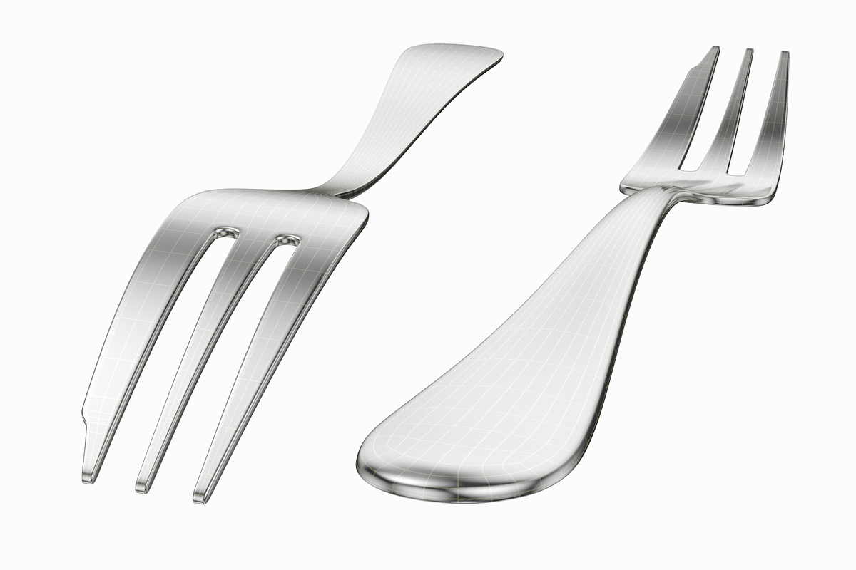 Generic Cutlery 12 Pieces COLLECTION, an Object 3D Model by VK Studio (Photo 16 of 17)