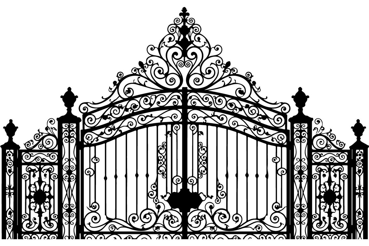 Decorative Iron Gate Bundle, a Decorative Illustration by Designer_Momina (Photo 26 of 26)