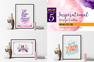 Inspirational Design Quote Poster