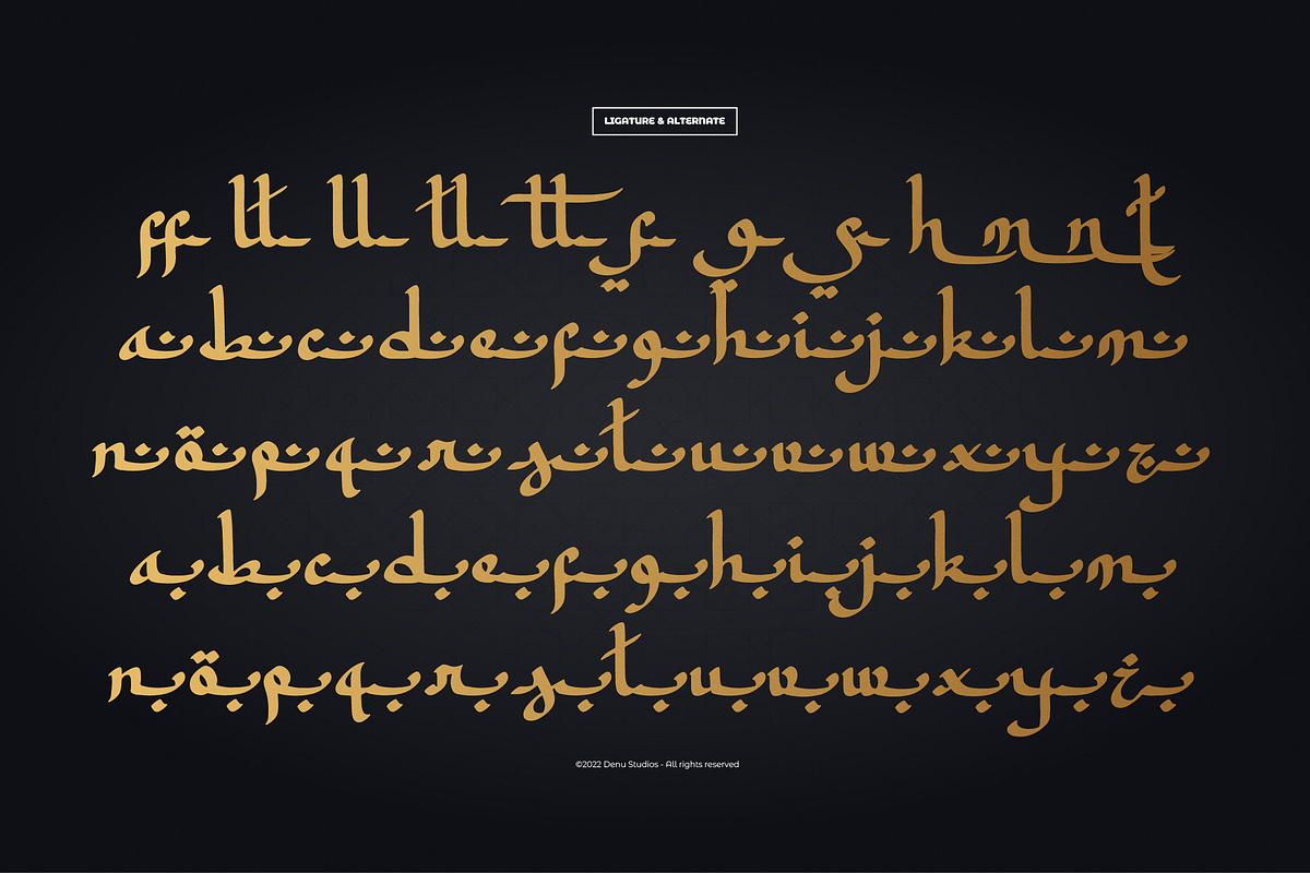 Asttahiam | Islamic Style Font, a Script Font by Denustudios (Photo 11 of 12)