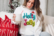 Holly Jolly Png Christmas Faux Yarn, an Illustration by designcity5 (Thumbnail 7 of 8)