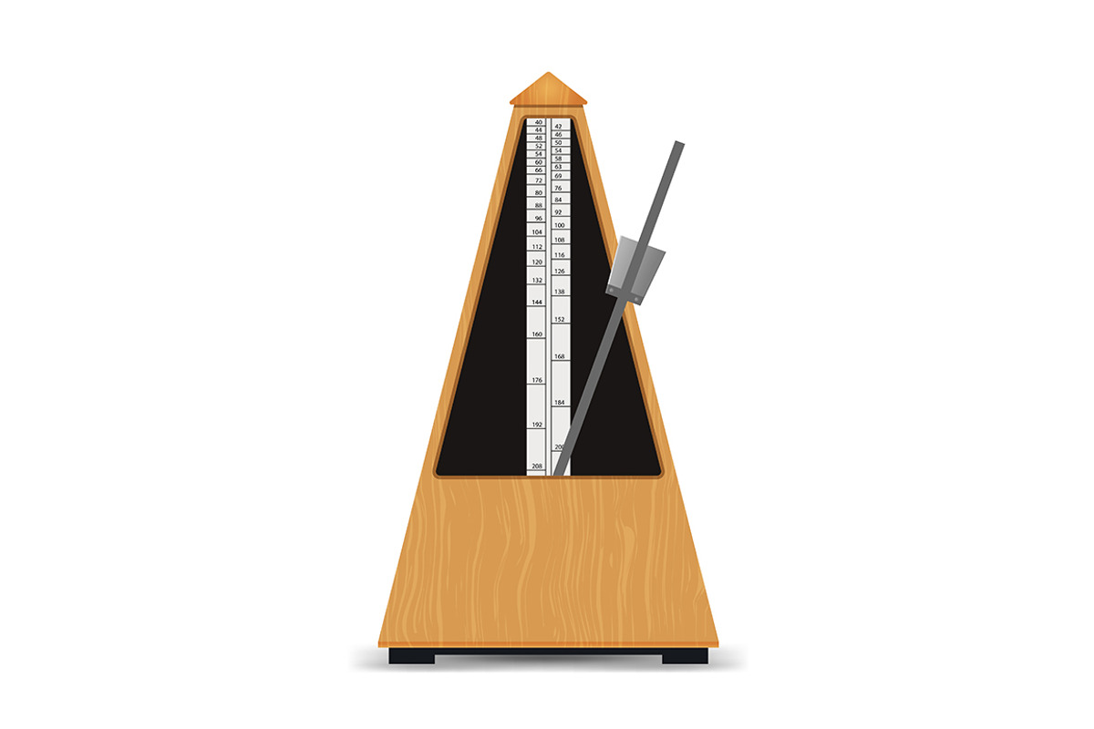Realistic 3d Mechanical Metronome., an Education Illustration by Bigmouse_art (Photo 2 of 4)
