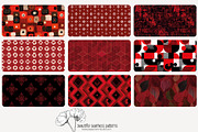 80 red geometric seamless pattern, a Pattern Graphic by Poppy Lane Studio (Thumbnail 7 of 11)