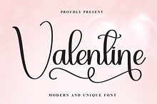 Valentine | Script Font