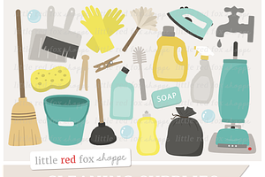 Cleaning Supplies Clipart