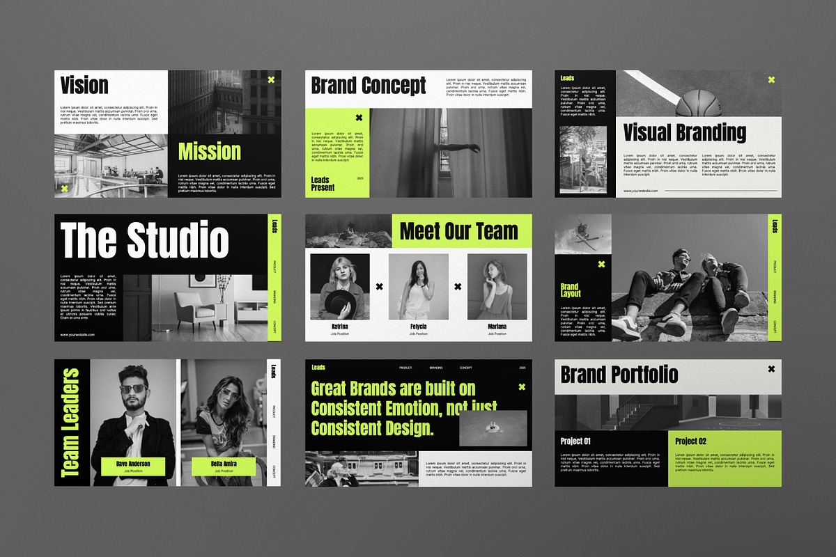 Leads Modern Presentation, a Presentation Template by Portocraft (Photo 6 of 7)