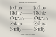 Miralova – An Elegant Serif Typeface, a Serif Font by Sign Studio (Thumbnail 8 of 15)