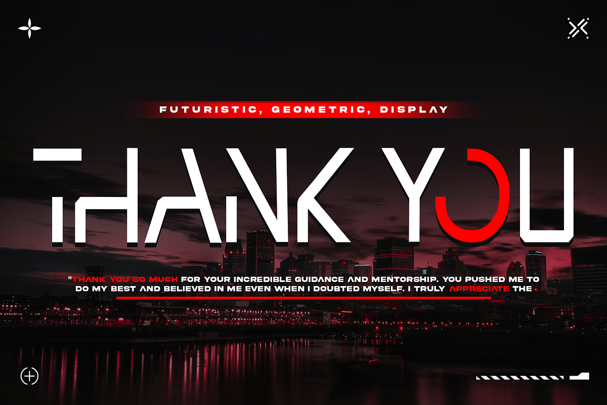 Midelton Futuristic Display Typeface, a Sans Serif Font by Templatiostudio (Photo 11 of 12)